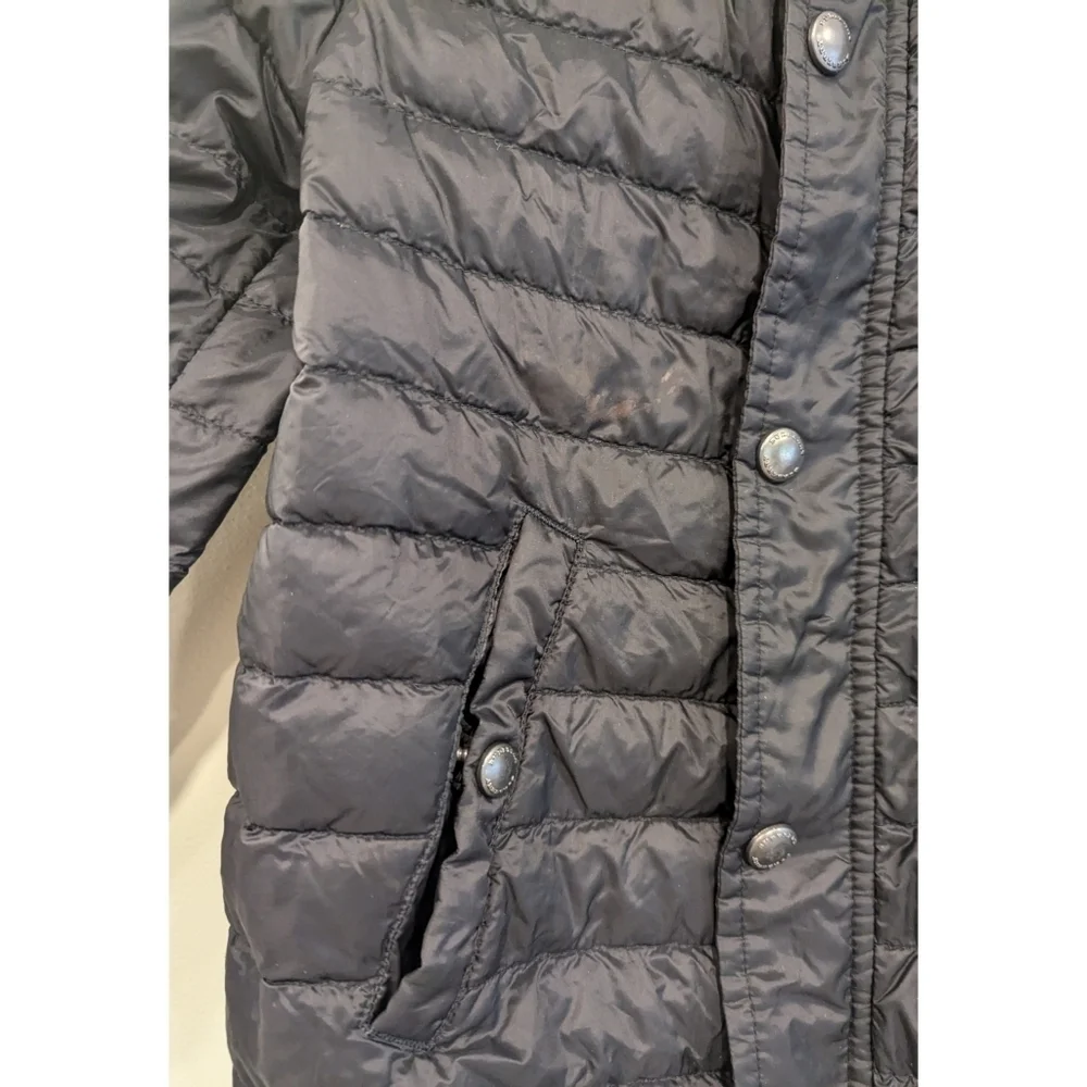 Burberry Children Black Quilted Puffy Duck Down Jacket Size 8 - Picture 6 of 15